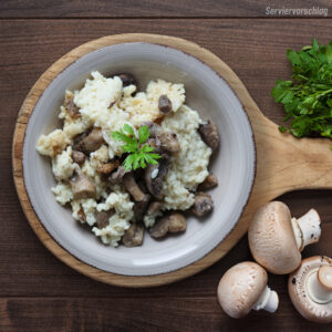 Risotto mit Waldpilzen